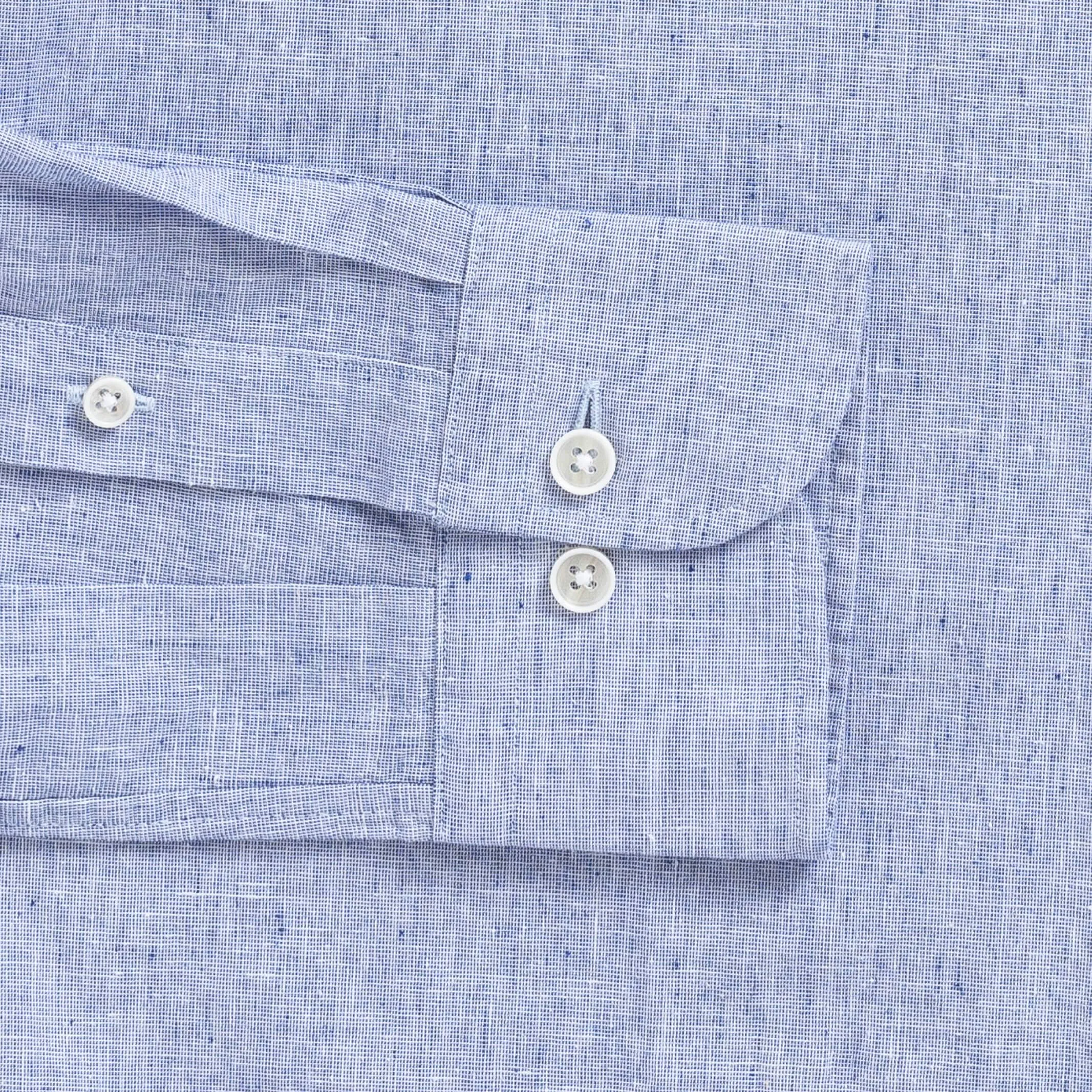 The Blue Barretto Cotton Linen Custom Shirt