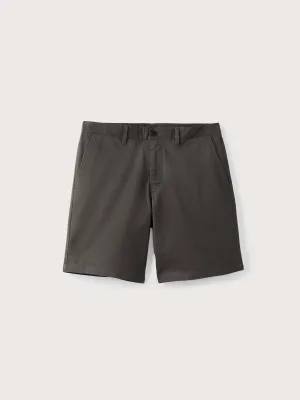 The Brunswick Slim Fit Chino Short in Iron Grey