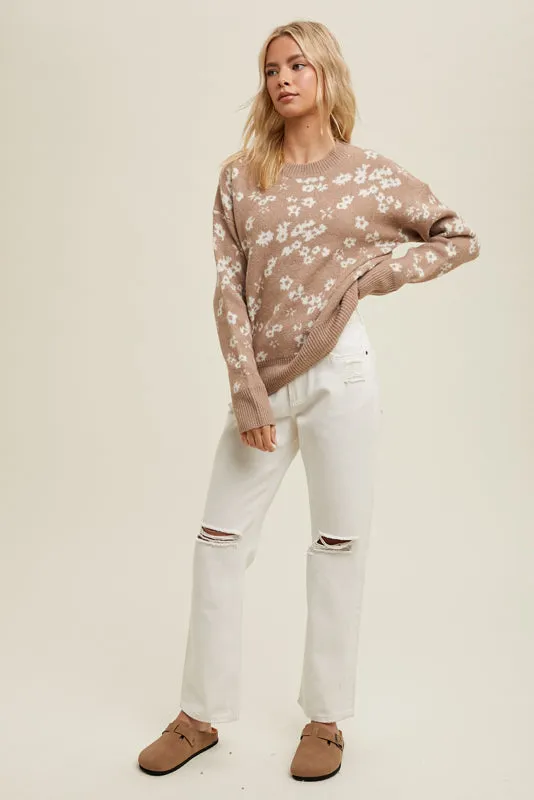 The Charlotte Floral Sweater