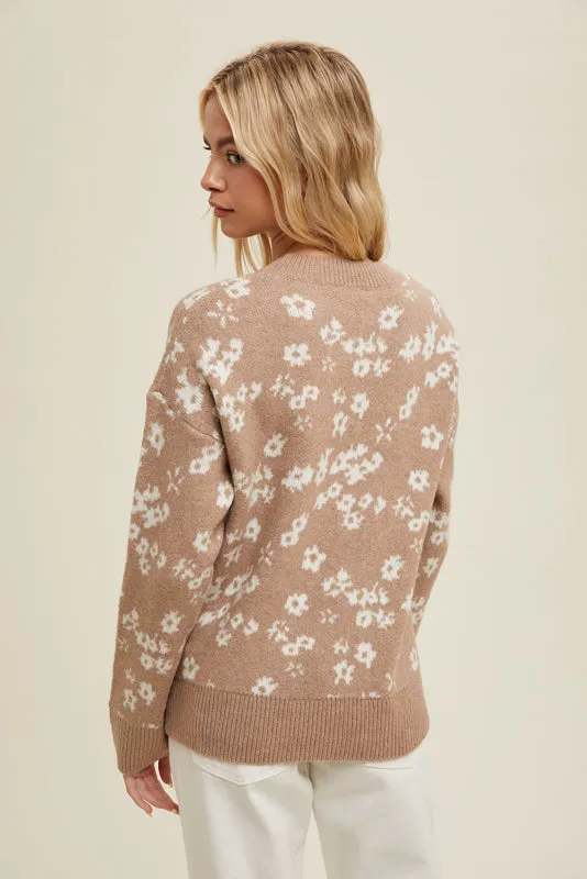 The Charlotte Floral Sweater