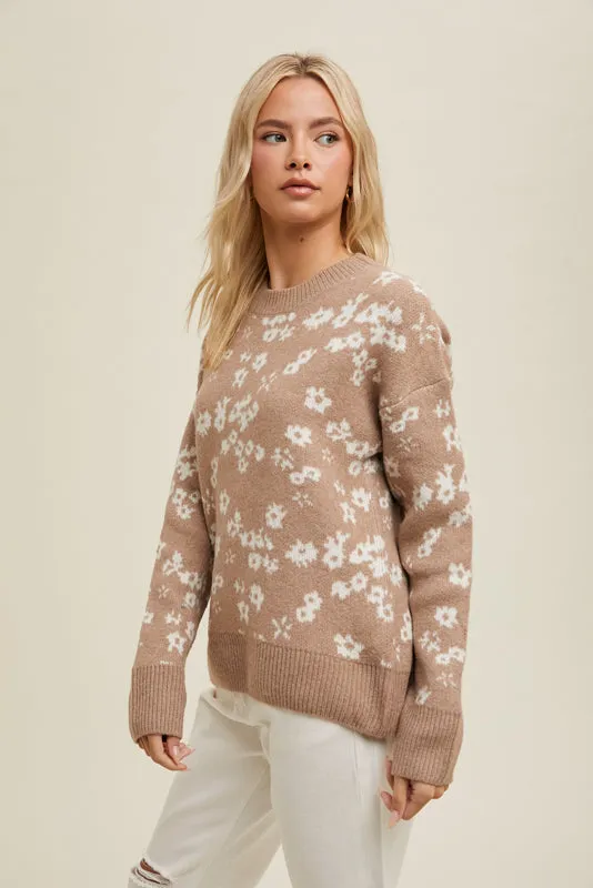 The Charlotte Floral Sweater