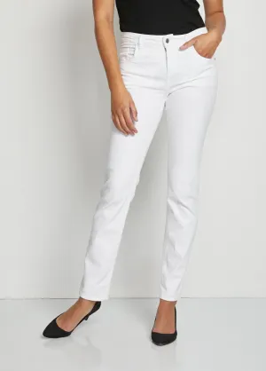 The embroidered 5-pocket pants