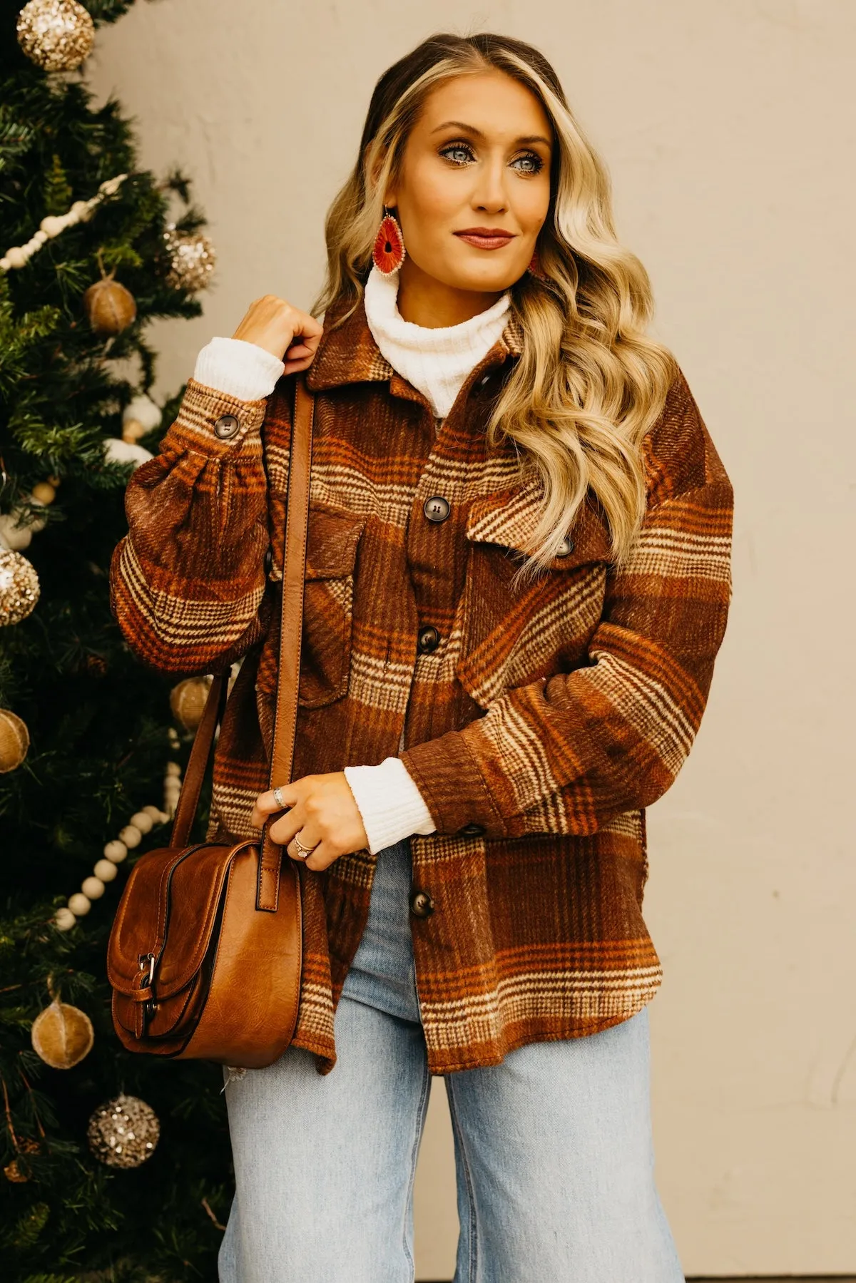 The Melodie Oversize Plaid Shacket