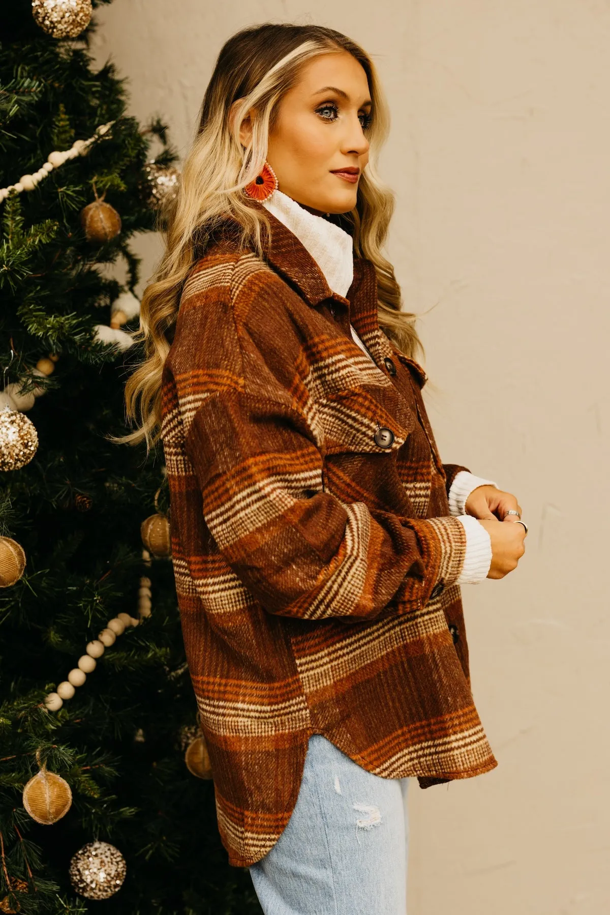 The Melodie Oversize Plaid Shacket