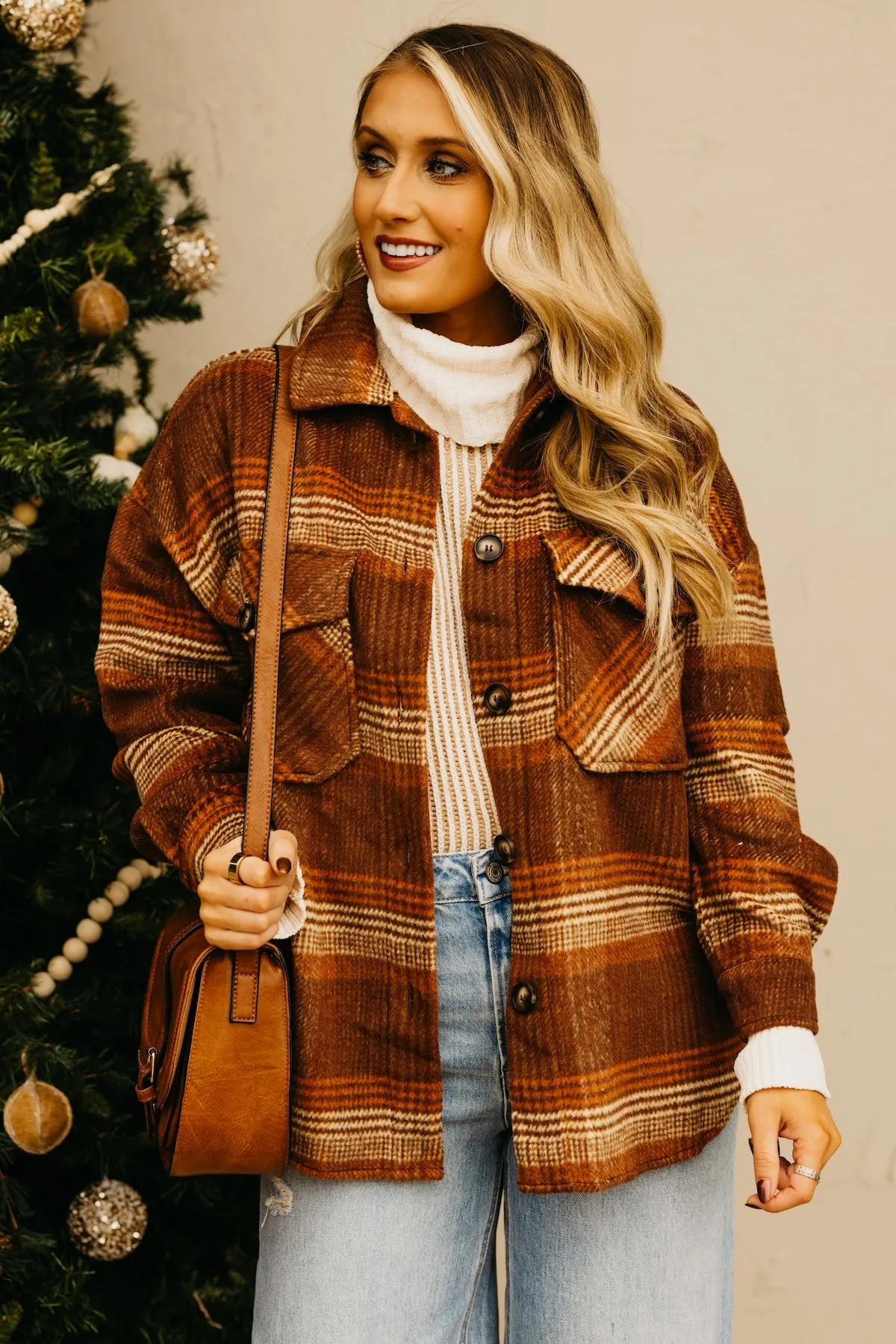 The Melodie Oversize Plaid Shacket