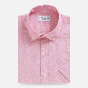 The Watermelon Short Sleeve Barretto Cotton Linen Custom Shirt