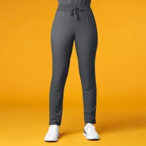 Thrive 5222 Cargo Straight Slim Leg Scrub Pants Pewter