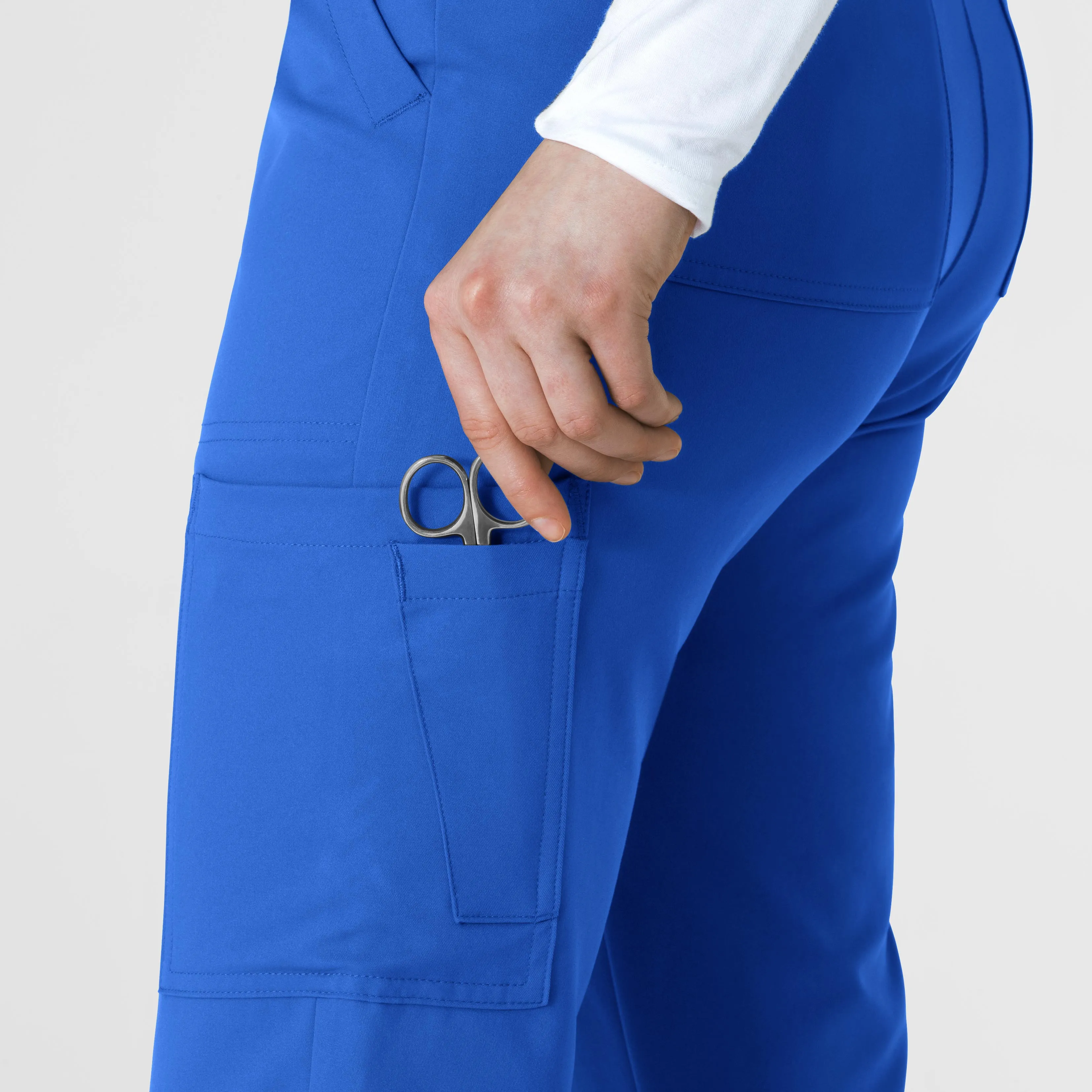 Thrive 5222 Cargo Straight Slim Leg Scrub Pants Royal