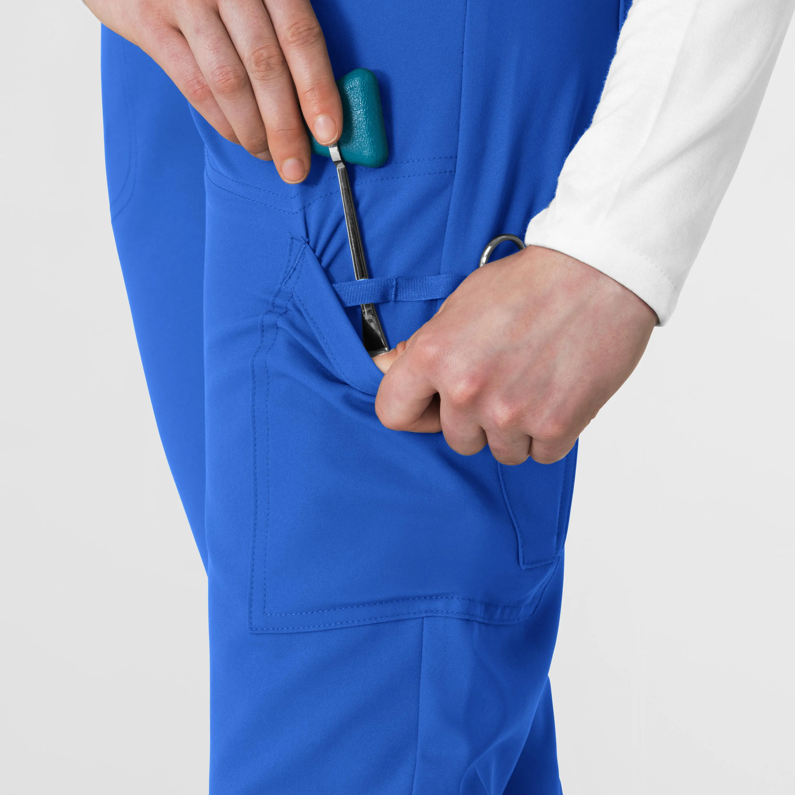 Thrive 5222 Cargo Straight Slim Leg Scrub Pants Royal