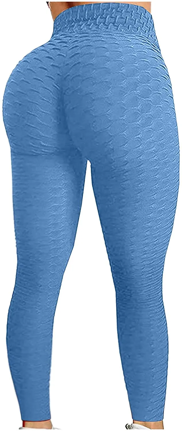 TIK Tok Leggings for Women Butt Lift High Waisted Yoga Pants Butt Lifting