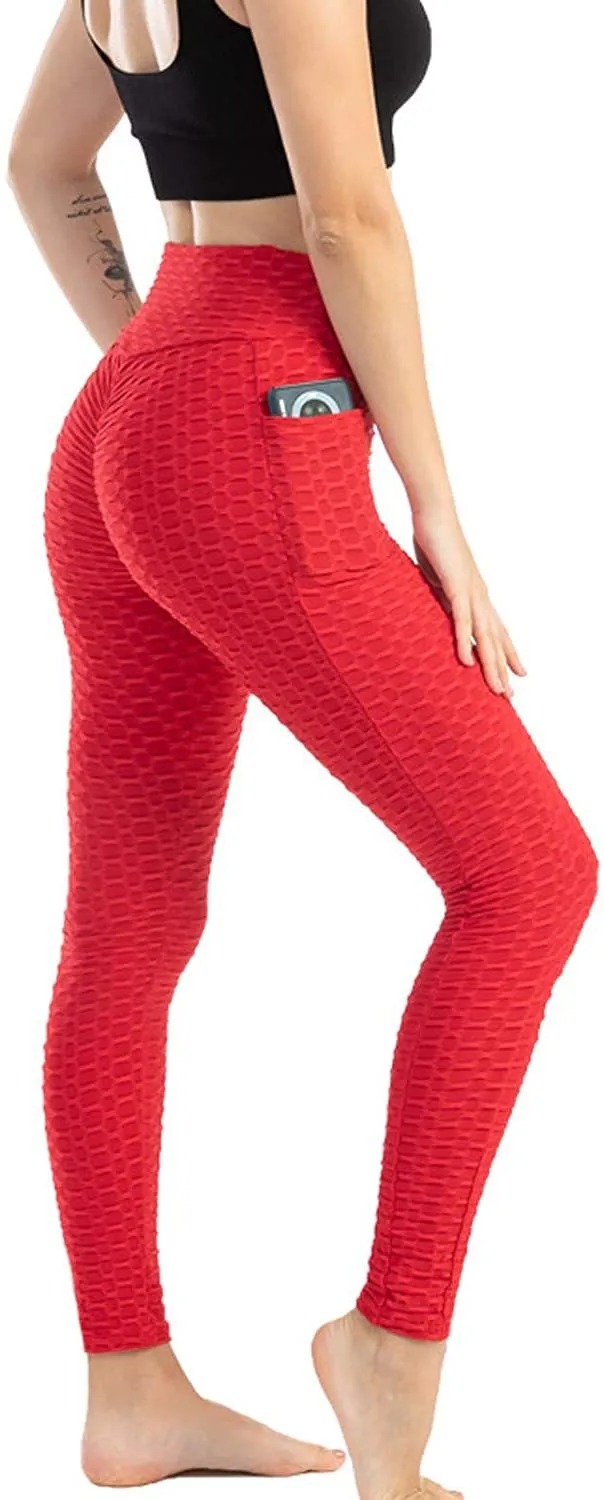 TIK Tok Leggings for Women Butt Lift High Waisted Yoga Pants Butt Lifting