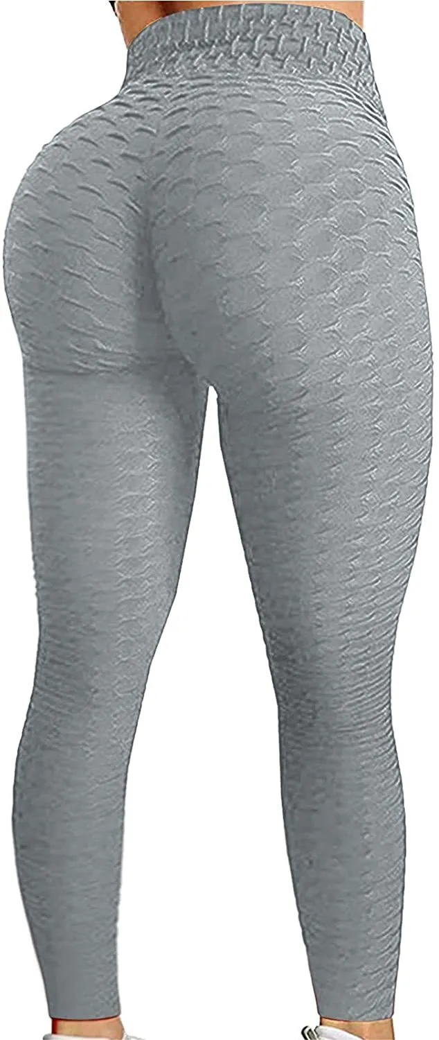 TIK Tok Leggings for Women Butt Lift High Waisted Yoga Pants Butt Lifting