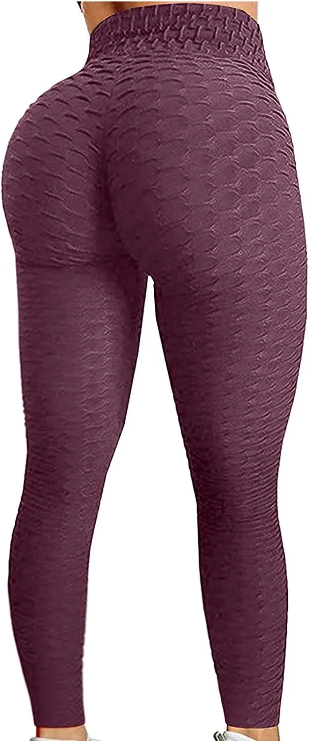 TIK Tok Leggings for Women Butt Lift High Waisted Yoga Pants Butt Lifting