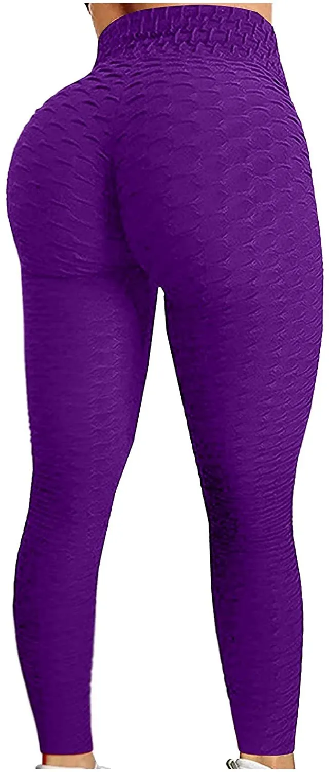 TIK Tok Leggings for Women Butt Lift High Waisted Yoga Pants Butt Lifting