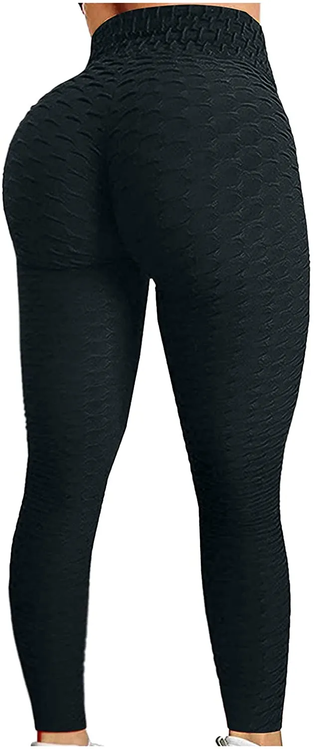 TIK Tok Leggings for Women Butt Lift High Waisted Yoga Pants Butt Lifting