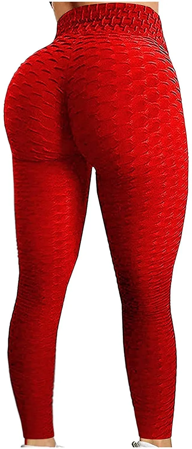 TIK Tok Leggings for Women Butt Lift High Waisted Yoga Pants Butt Lifting