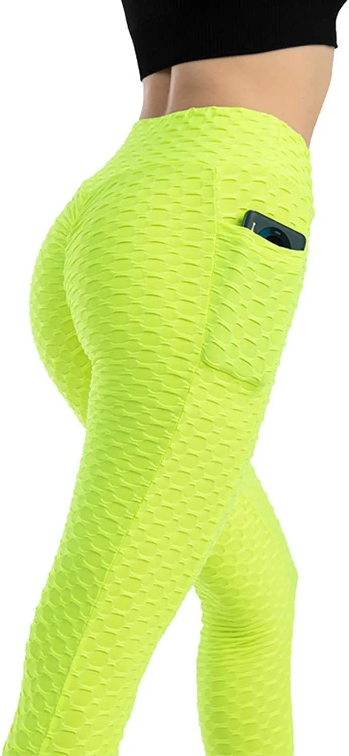 TIK Tok Leggings for Women Butt Lift High Waisted Yoga Pants Butt Lifting