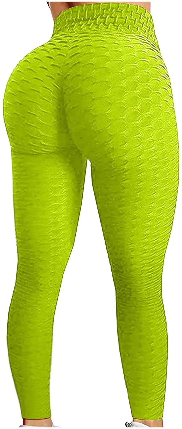 TIK Tok Leggings for Women Butt Lift High Waisted Yoga Pants Butt Lifting
