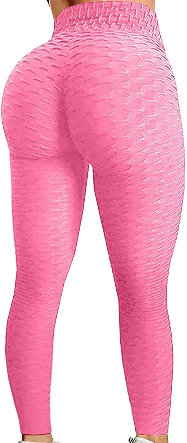 TIK Tok Leggings for Women Butt Lift High Waisted Yoga Pants Butt Lifting
