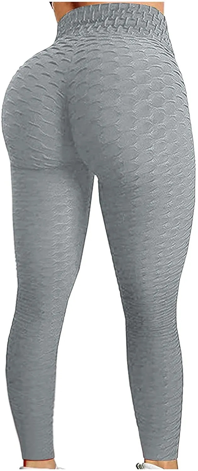 TIK Tok Leggings for Women Butt Lift High Waisted Yoga Pants Butt Lifting