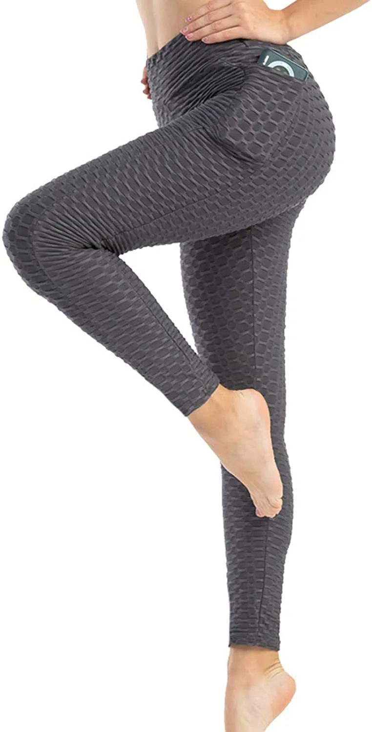 TIK Tok Leggings for Women Butt Lift High Waisted Yoga Pants Butt Lifting