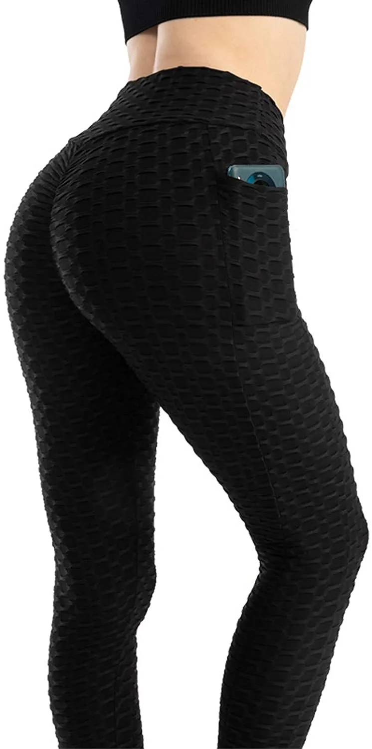 TIK Tok Leggings for Women Butt Lift High Waisted Yoga Pants Butt Lifting