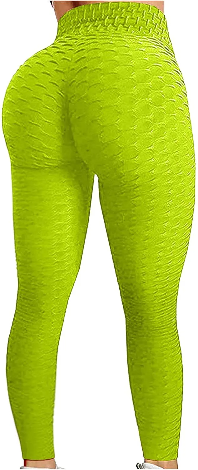 TIK Tok Leggings for Women Butt Lift High Waisted Yoga Pants Butt Lifting