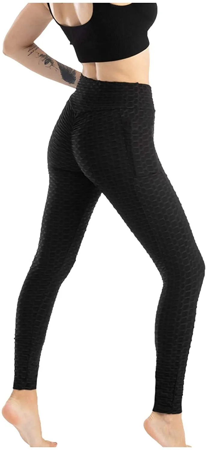TIK Tok Leggings for Women Butt Lift High Waisted Yoga Pants Butt Lifting