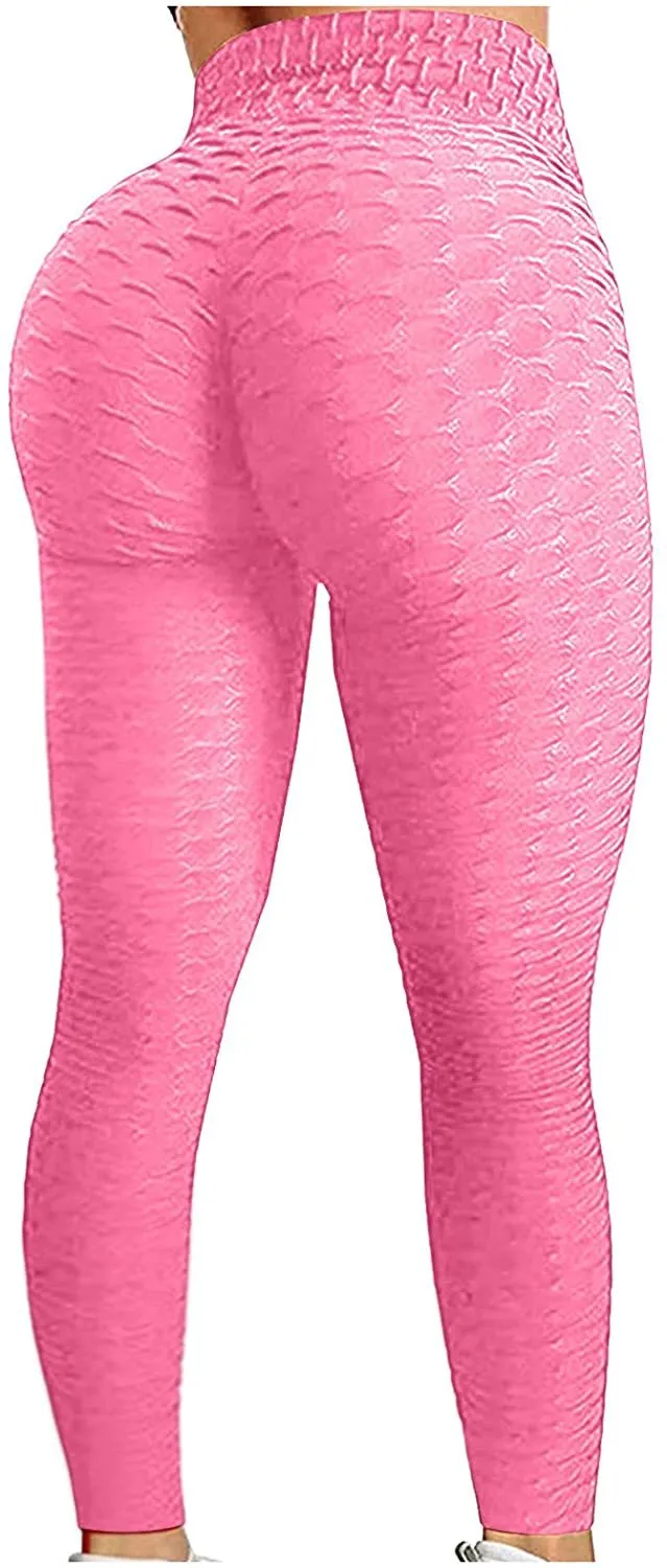 TIK Tok Leggings for Women Butt Lift High Waisted Yoga Pants Butt Lifting