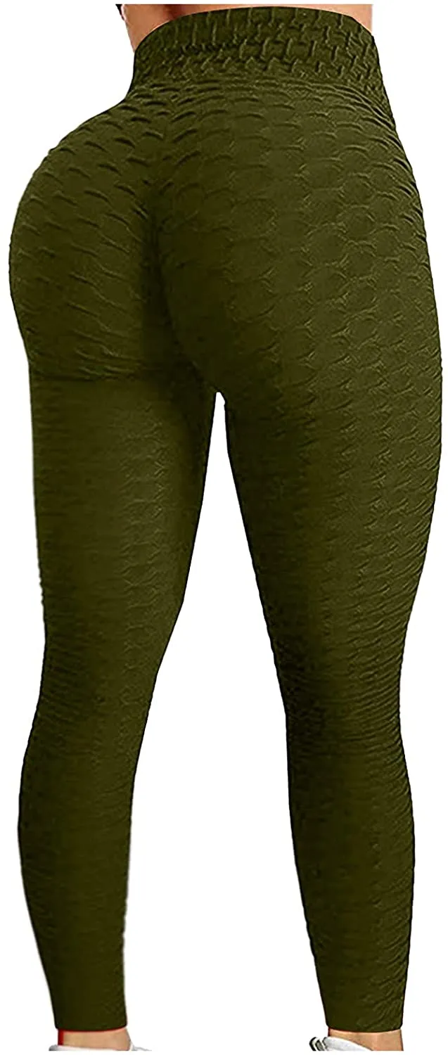 TIK Tok Leggings for Women Butt Lift High Waisted Yoga Pants Butt Lifting