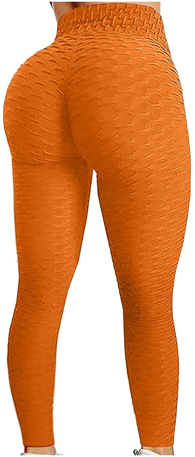 TIK Tok Leggings for Women Butt Lift High Waisted Yoga Pants Butt Lifting