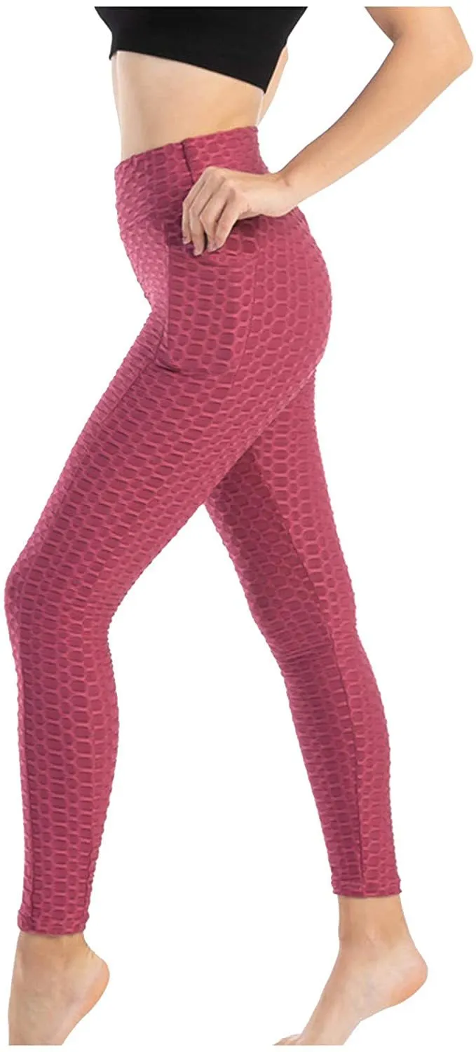 TIK Tok Leggings for Women Butt Lift High Waisted Yoga Pants Butt Lifting