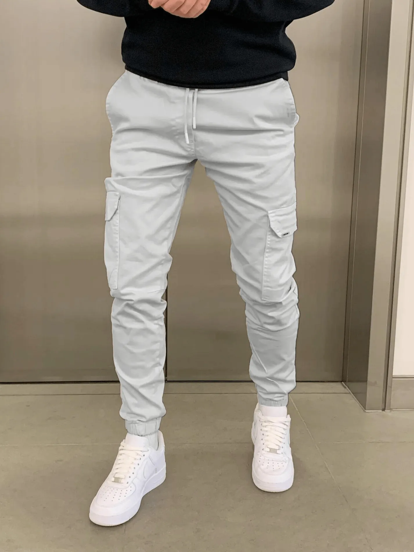 Trendy Cargo Jogger Trousers