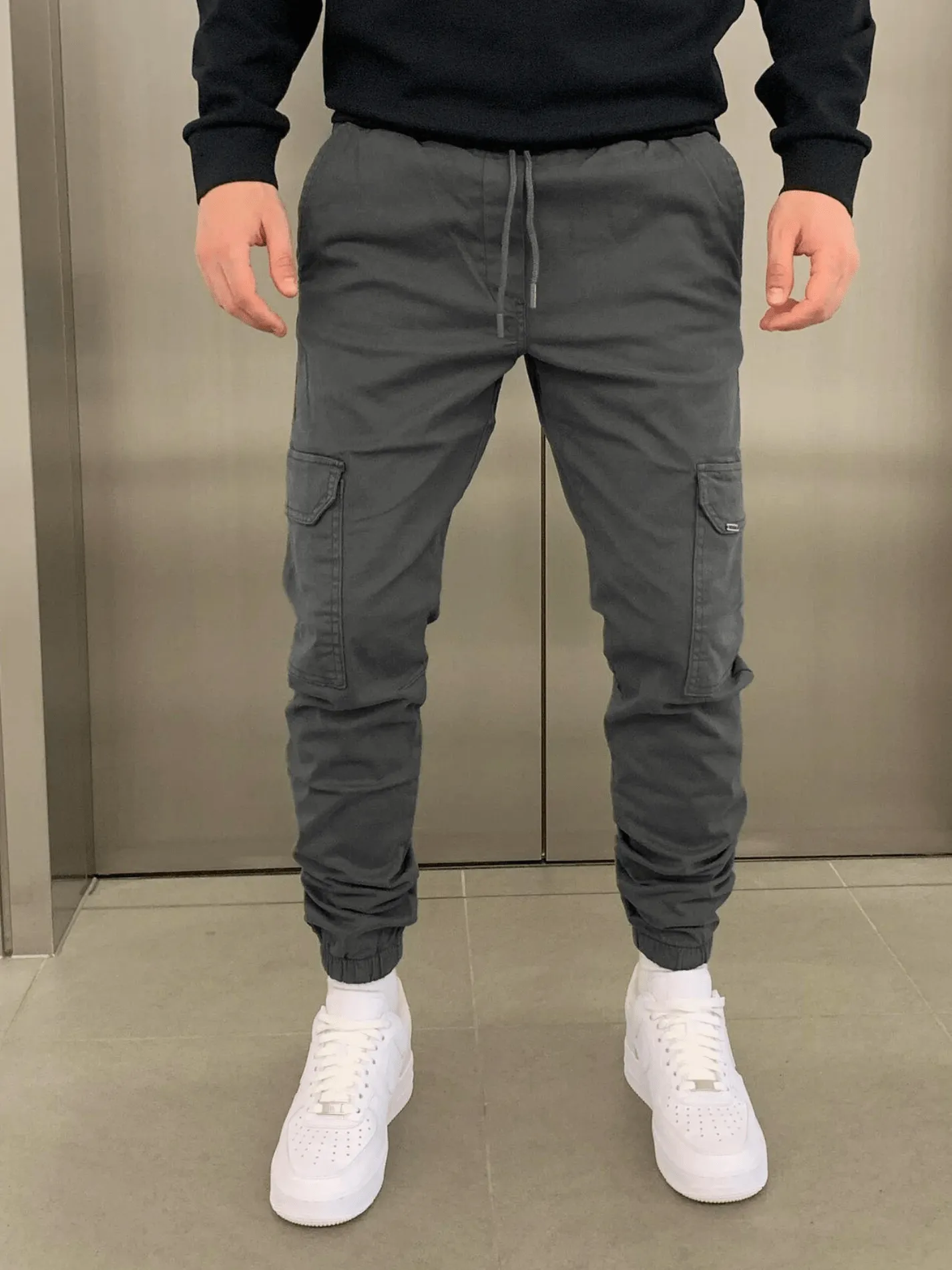 Trendy Cargo Jogger Trousers