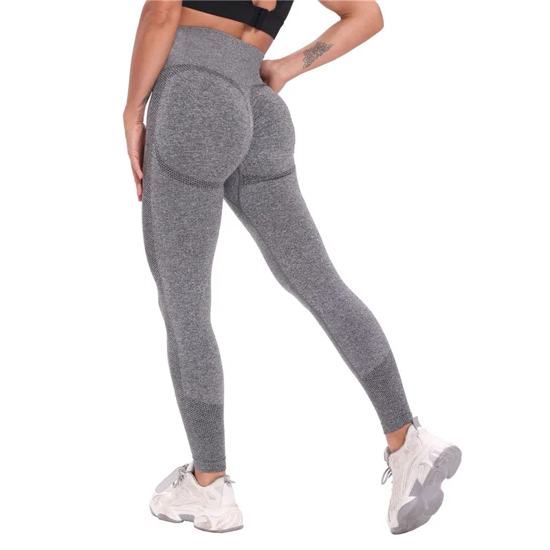 Tummy Control High Waist Sportswear Gym Clothing Seamless Female Butt Lift Leggings Seamless High Quality Lift Butt Leggings