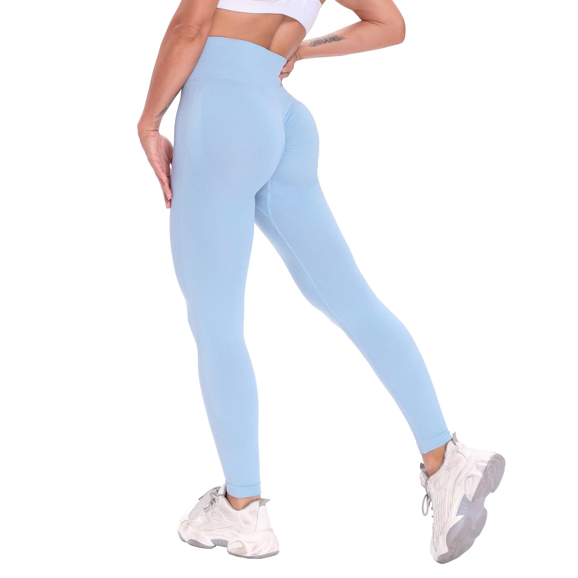 Tummy Control High Waist Sportswear Gym Clothing Seamless Female Butt Lift Leggings Seamless High Quality Lift Butt Leggings