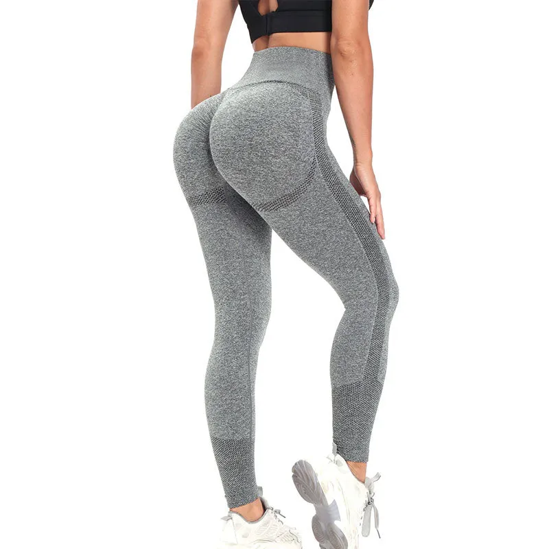 Tummy Control High Waist Sportswear Gym Clothing Seamless Female Butt Lift Leggings Seamless High Quality Lift Butt Leggings