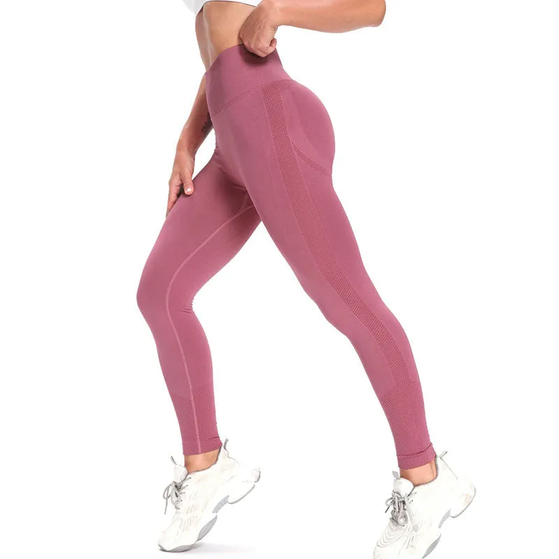 Tummy Control High Waist Sportswear Gym Clothing Seamless Female Butt Lift Leggings Seamless High Quality Lift Butt Leggings