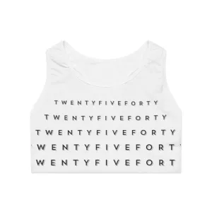 TwentyFiveForty Logo Sports Bra
