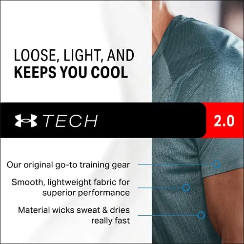 Under Armour Women's Tech V-Neck Twist Short Sleeve T-Shirt, Pitch Gray (012)/Metallic Silver, Large