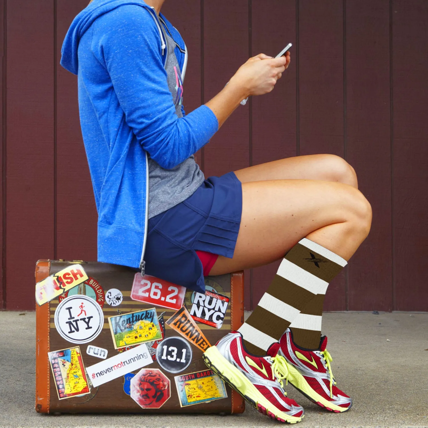Unisex Sports Knee High Compression Socks (3-Pairs)