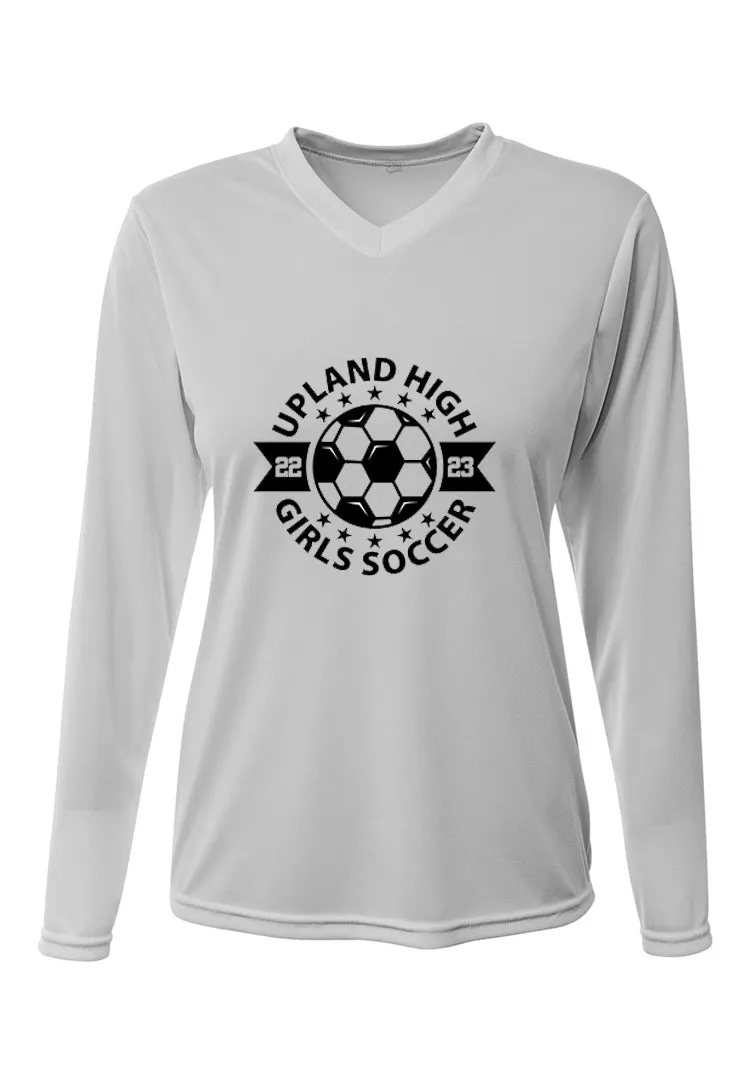 Upland High Girls Soccer - Women's L/S Training Tee