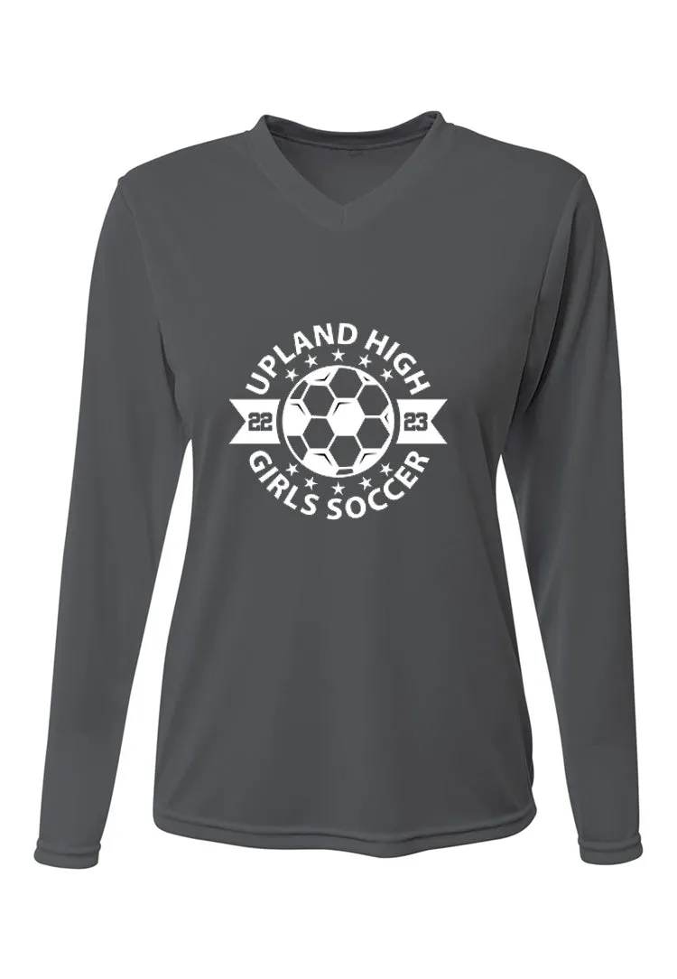 Upland High Girls Soccer - Women's L/S Training Tee