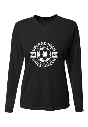 Upland High Girls Soccer - Women's L/S Training Tee