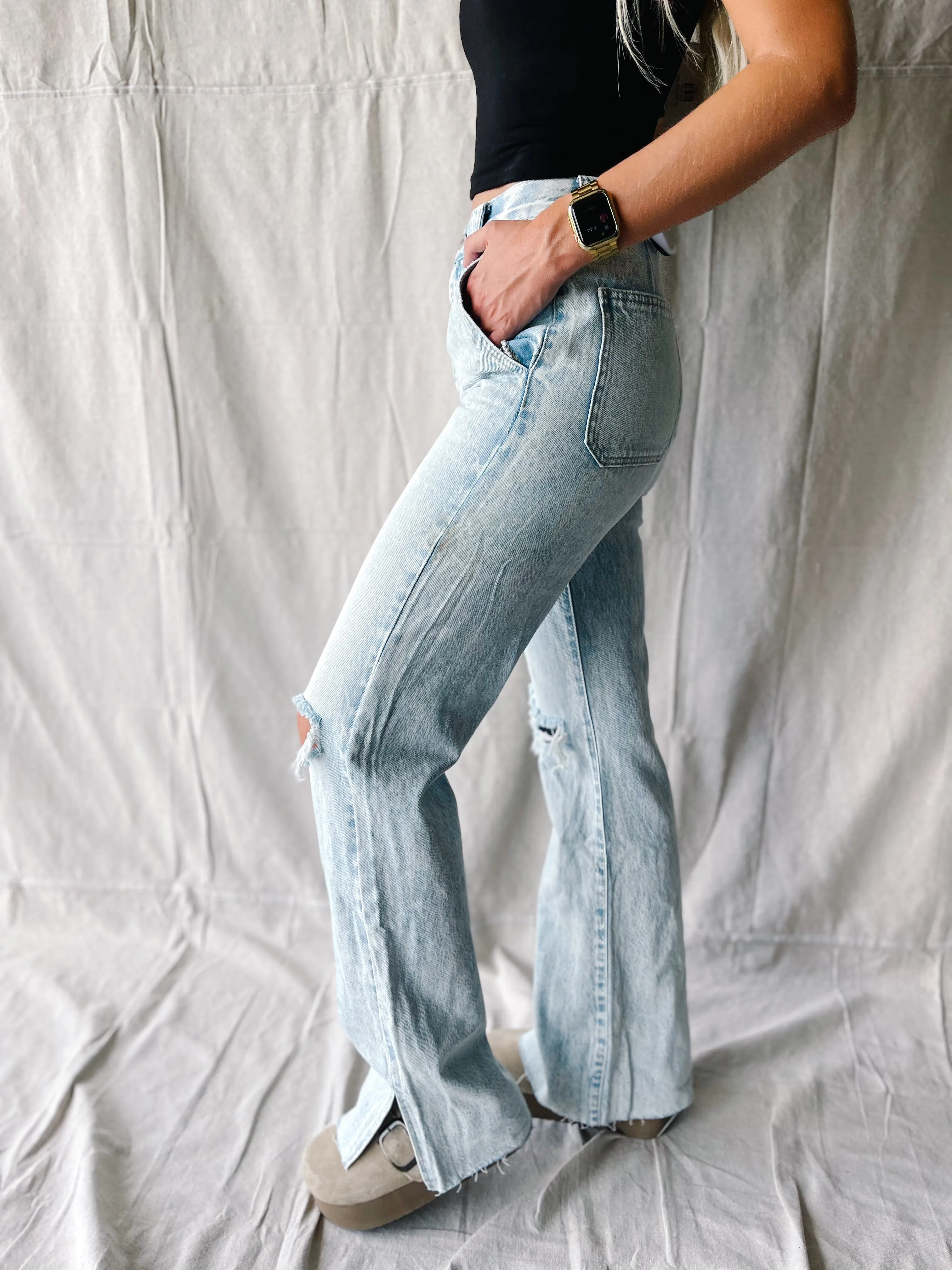Uptowne Girl Flare Jean
