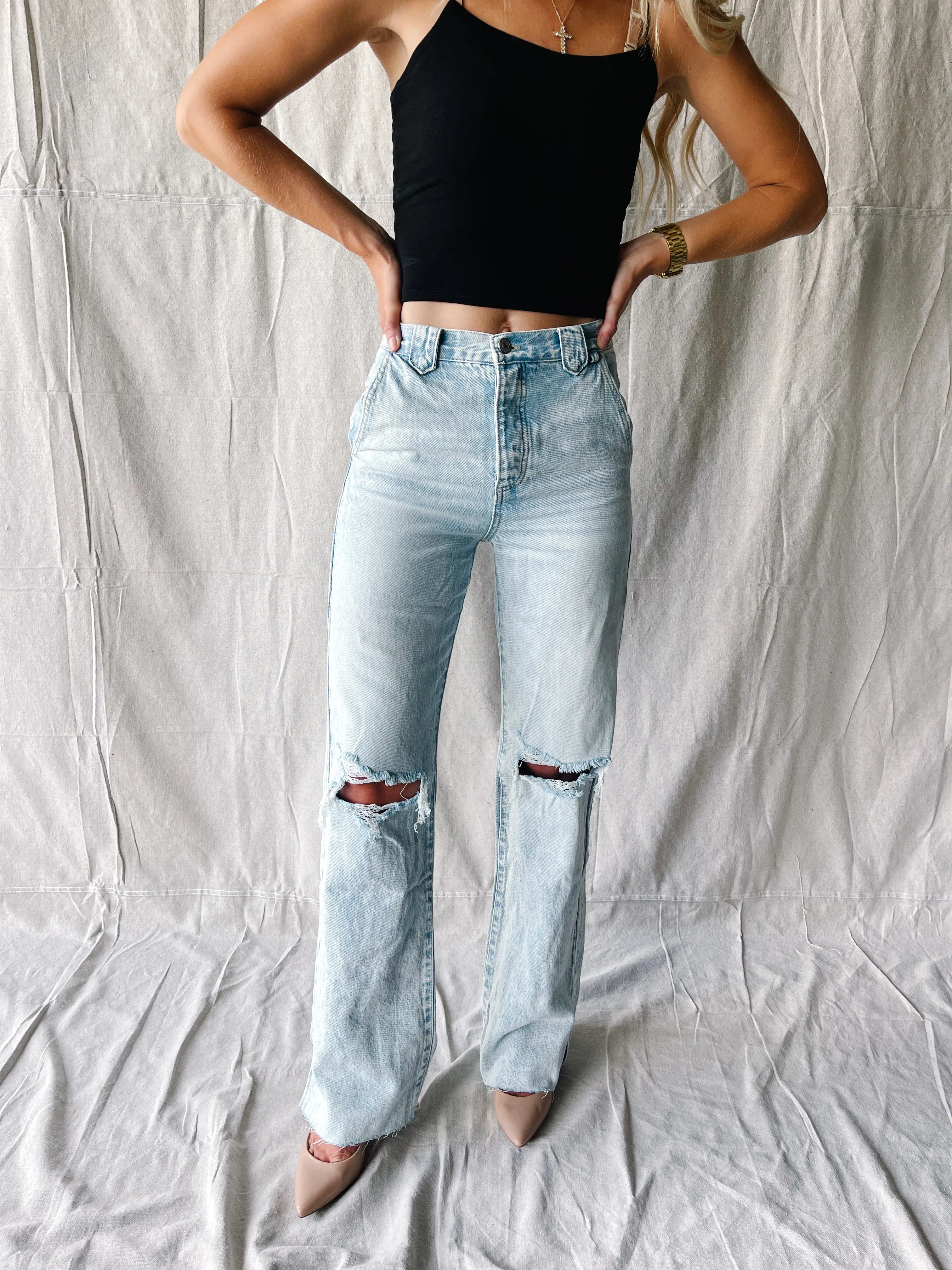 Uptowne Girl Flare Jean