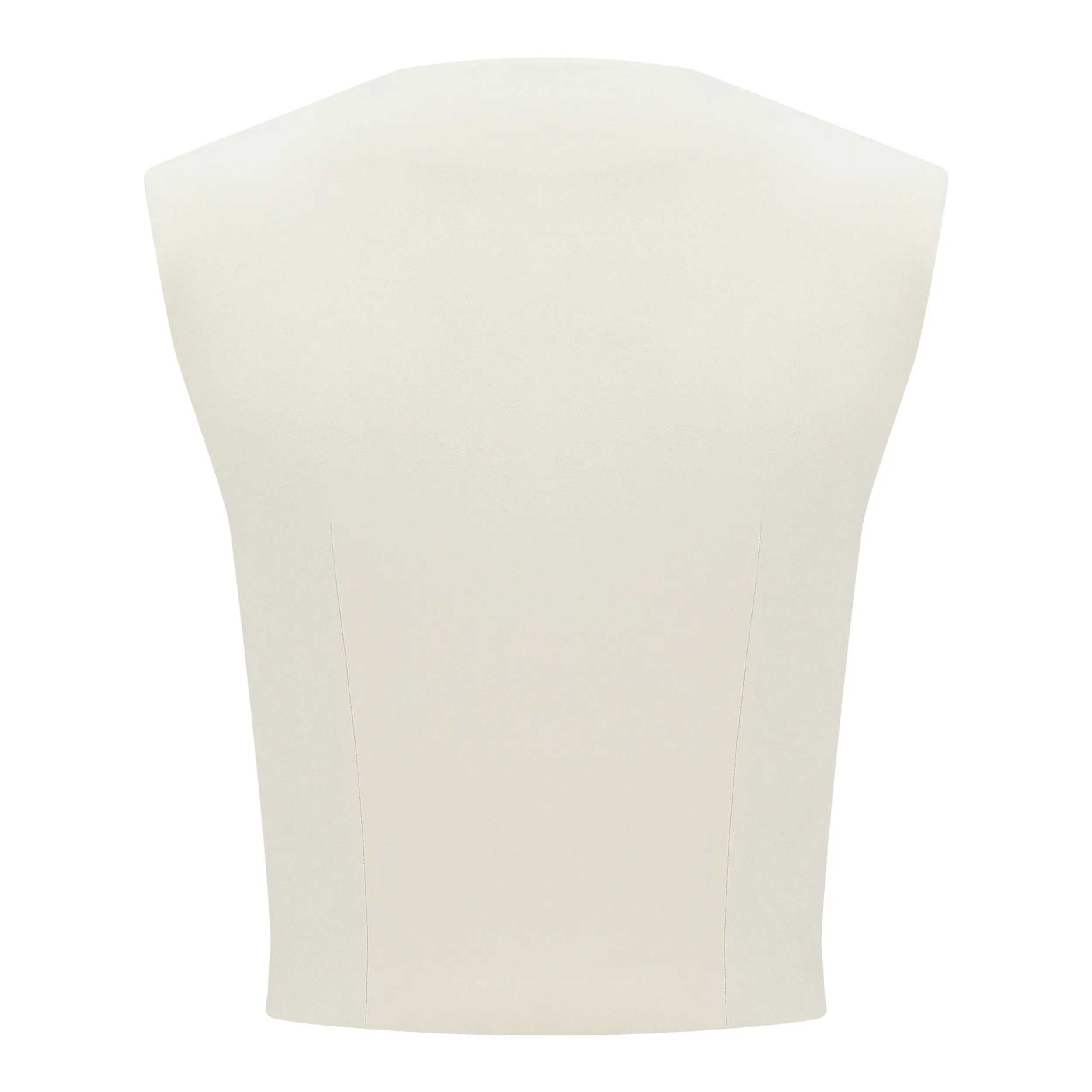 V-neck with Button Detail Viscose Tank Top