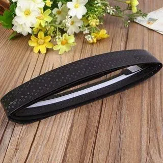 Vils Anti-Skid EVA Sweat Absorb Badminton Racket/Racquet OverGrip Tape (Black)