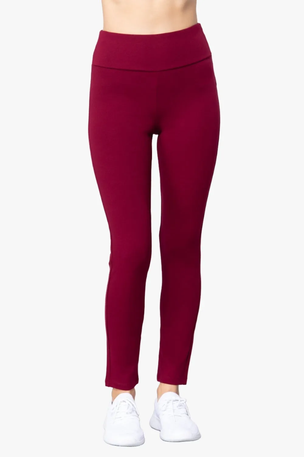 Waist Band Long Ponte Pants