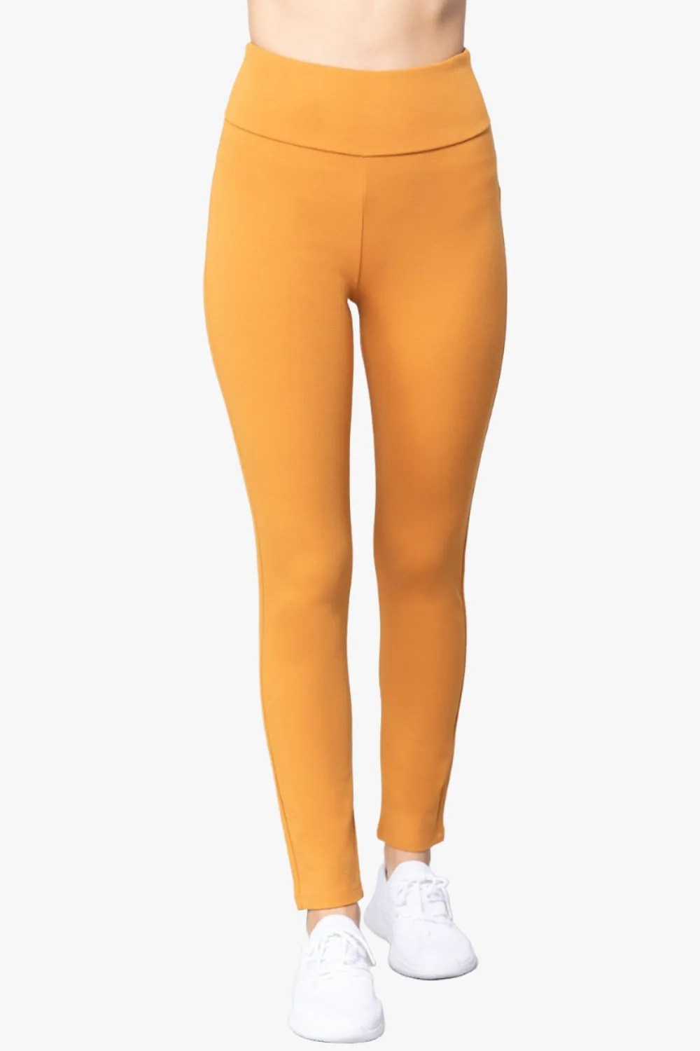 Waist Band Long Ponte Pants